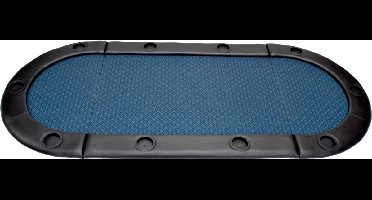 NORTH Tabletop Pokertafel Blauw 10 Personen