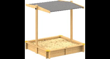 Spielwerk Zandbak - Hout Zonnedak UV 50+ Fritzi - 140x140x120cm