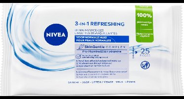 NIVEA Reinigingsdoekjes Verfrissend - 25 stuks
