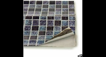 Kleefpapier Kvadrater 60 x 90 x 1 cm (12 Stuks)
