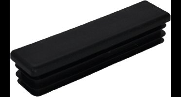 Insteekdop 100x25x1,5-3 mm zwart