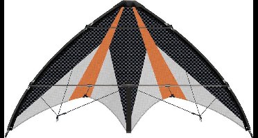 Günther Flugspiele Tweelijns Stuntvlieger SYNERGY 125 GX Spanwijdte 1250 mm Geschikt voor windsterkte 4 - 6 bft