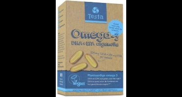 testa - omega 3 algenolie - 325mg DHA + 150mg EPA - 60 capsules