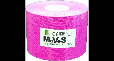 MoVeS Kinesiology Tape 5cm x 5m | Pink