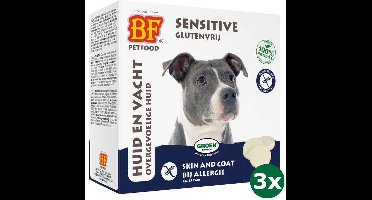 3x55 st Biofood hondensnoepje sensitive hypoallergeen skin en coat hondensnack