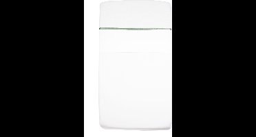 Briljant Baby Wieg Laken met Bies - 75x100 - Stonegreen