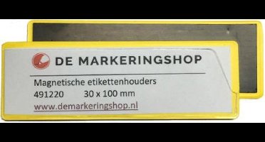 Inwell Magnetische Etikethouder 30x100mm per 100 stuks