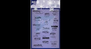 Joy! crafts - Noor! Design - Clearstamp - Winter Wishes - Stars - 6410/0124