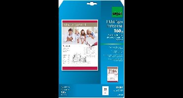 Inkjetpapier Sigel A4 160gr - hoogwit 25 vel speciale coatin