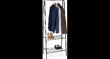 MaxxHome Kledingrek - Garderobe - Kledingstandaard - Schoenenrek - 62 x 160cm