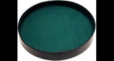 HOT Games dobbelpiste zwart vinyl dobbelsteen accessoire 26cm.