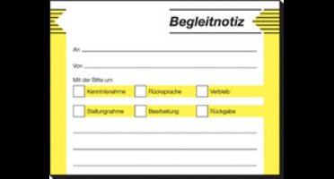 Sigel zelfklevende notitieformulieren Begleitnotiz, 100×75 mm, 50 vel