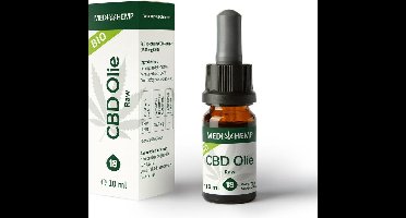 Medihemp CBD olie raw - 18% - 10ml