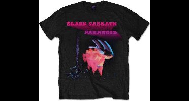 Black Sabbath - Paranoid Motion Trails Heren T-shirt - XL - Zwart