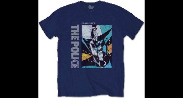 The Police Heren Tshirt -M- Message In A Bottle Blauw