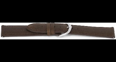 Horlogeband I444 Retro Gevuld Bruin Leder 24x22mm