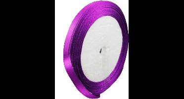 Satijn lint Paars Violet, 6 mm, rol 25 yard (22,85 meter)