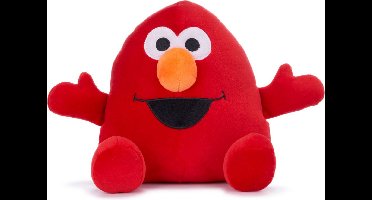 Sesamstraat - Squashy Elmo knuffel - 21 cm - Pluche