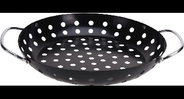 Bbq Wokpan Voor Barbecue 24 Cm