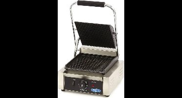 Contactgrill - Gegroefd - Enkele Grillplaat - 22 cm