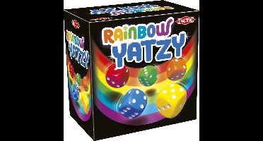 Tactic Rainbow Yatzy – Dobbelspel – Kleurrijk Familiespel – Met Regenbooginlay – Vanaf 6 Jaar – 2 of Meer Spelers