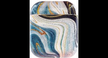 Beschermhoes voor AirPods - Ice Blue Marble