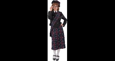 Schotse Verkleedset Dames Deluxe 4-delig - Maat 50-52