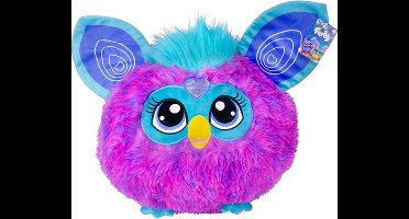 Furby (Paars/Blauw) Pluche Knuffel 20 cm - Speelgoed Knuffels voor Kinderen Jongens Meisjes - Furby Tie Dye Furblets - Furbie