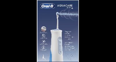Oral-B AquaCare 4 - Oral Irrigator/Waterflosser - Wit/blauw