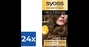 Syoss Oleo Intense - Haarverf - 6-10 - Donkerblond - 115ml x 24
