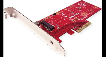 ROLINE PCIe 4.0 x4 3.3V5A hostadapter voor PCIe-NVMe M.2 110mm SSD