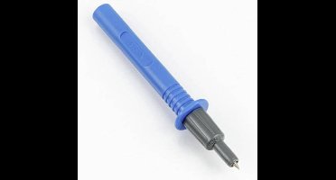 HT Instruments 404-IECB Banaanstekker Bananenbus, Bus 4 mm, Steekaansluiting 4 mm CAT III 1000 V, CAT IV 600 V Blauw 1