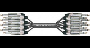 MUSIC STORE Studio Multicore/Eco 8/Kl.-Kl. 3m / jack sym > jack sym - Analoge multicore kabel