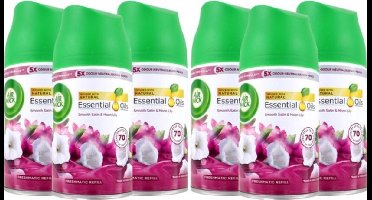 Air Wick - Freshmatic - Luchtverfrisser Navulling - Lelie - 6 x 250 ML - Voordeelverpakking