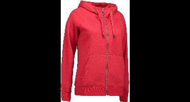 ID Hoodie Core Vest met Rits Dames Rood - Maat XXL