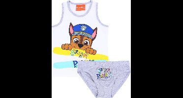 Wit-Grijs T-Shirt + Onderbroek PAW Patrol