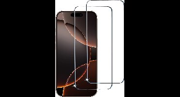 Tempered glass Geschikt voor iPhone 16 Pro Screenprotectors - Beschermglas - Glasplaatje - 2 Stuks