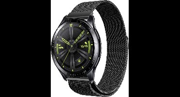 Bandje geschikt voor Huawei Watch 3 / 3 Pro / GT 3 46 mm / GT 3 Pro 46 mm - Zwart Milanese Band