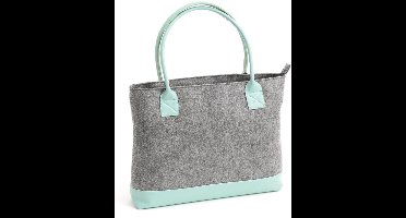 Platinet PTO156FM - notebooktas - 39,6 cm (15.6") - Grijs, Turkoois