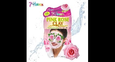 7th Heaven Gezichtsmasker - Pink Rose Clay