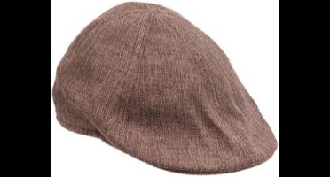 Pet zomer bruin met Linnen Look maat XL