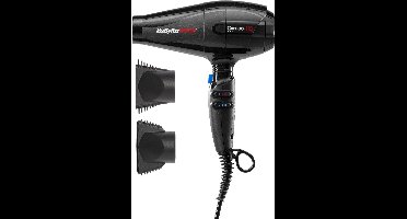 BaBylissPRO Caruso-HQ Föhn - 2400W AC motor - Ionische functie - 172 km/h - 2 blaasmonden - Professionele haardroger - BAB6970IE