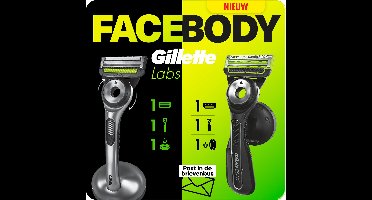 Gillette Labs Scheermes Duo-Verpakking - Scheersysteem voor Face en Body + Intimate - van Gillette