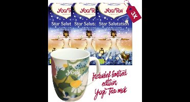 Yogi Tea Star Salutation Bio - 3 pakjes - inclusief limited edition Yogi Tea mok