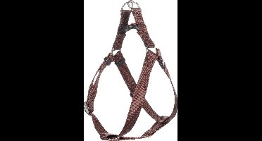 Flamingo Ziggi Step&go - Harnas Honden - Harnas Step&go Ziggi Bruin Xs 20-35cm 10mm - 1st - 124766 - 1st
