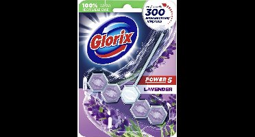 Glorix - Toiletblok - Lavendel - Verfrissende Geur - 55 g