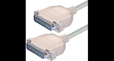 Parallelle LapLink / InterLink kabel 25-pins SUB-D (m) - 25-pins SUB-D (m) - 3 meter