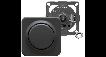 interBär 8152-004.01 Meubel-inbouwdimmer Zwart