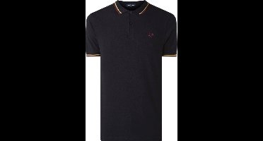 Fred Perry Regular fit polo met getipte boord - Donker Blauw - Maat XS
