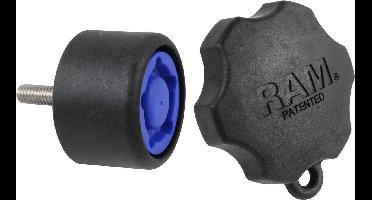 Pin-Lock™ Beveiligde draaiknop voor D-klemarmen